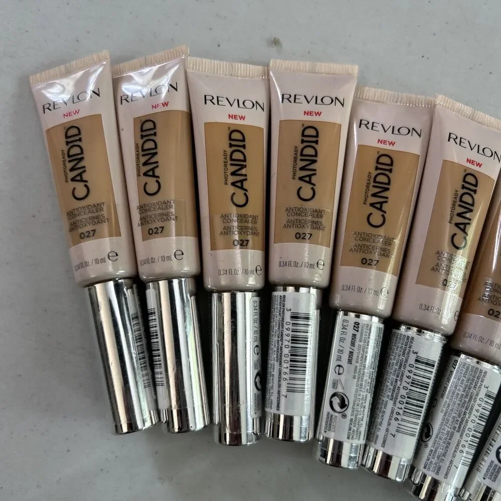 Revlon PhotoReady Candid Antioxidant Concealer 027 Biscuit .34oz Lot of 9 NEW